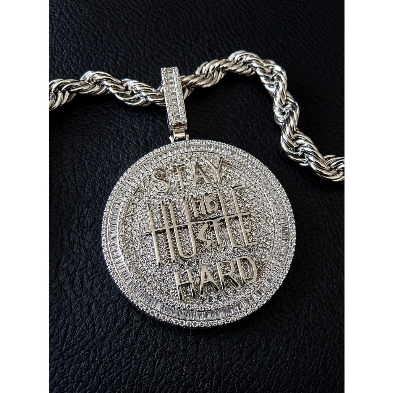 Stay Humble Hustle Hard Necklace